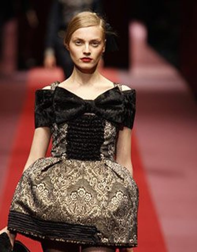 fw09dg1_2501 Milan: Jil Sander, Missoni, Burberry, D&G and Cheap & Chic Fall 2009