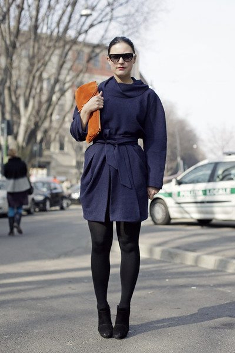 Lovelies in Milan: Orange pop