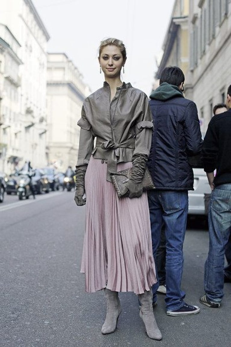 Lovelies in Milan: Blushing