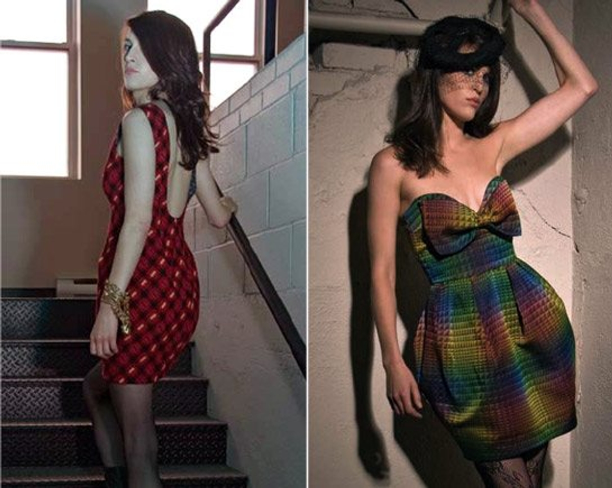 Dresses from Lustre's Fall 2009 collection