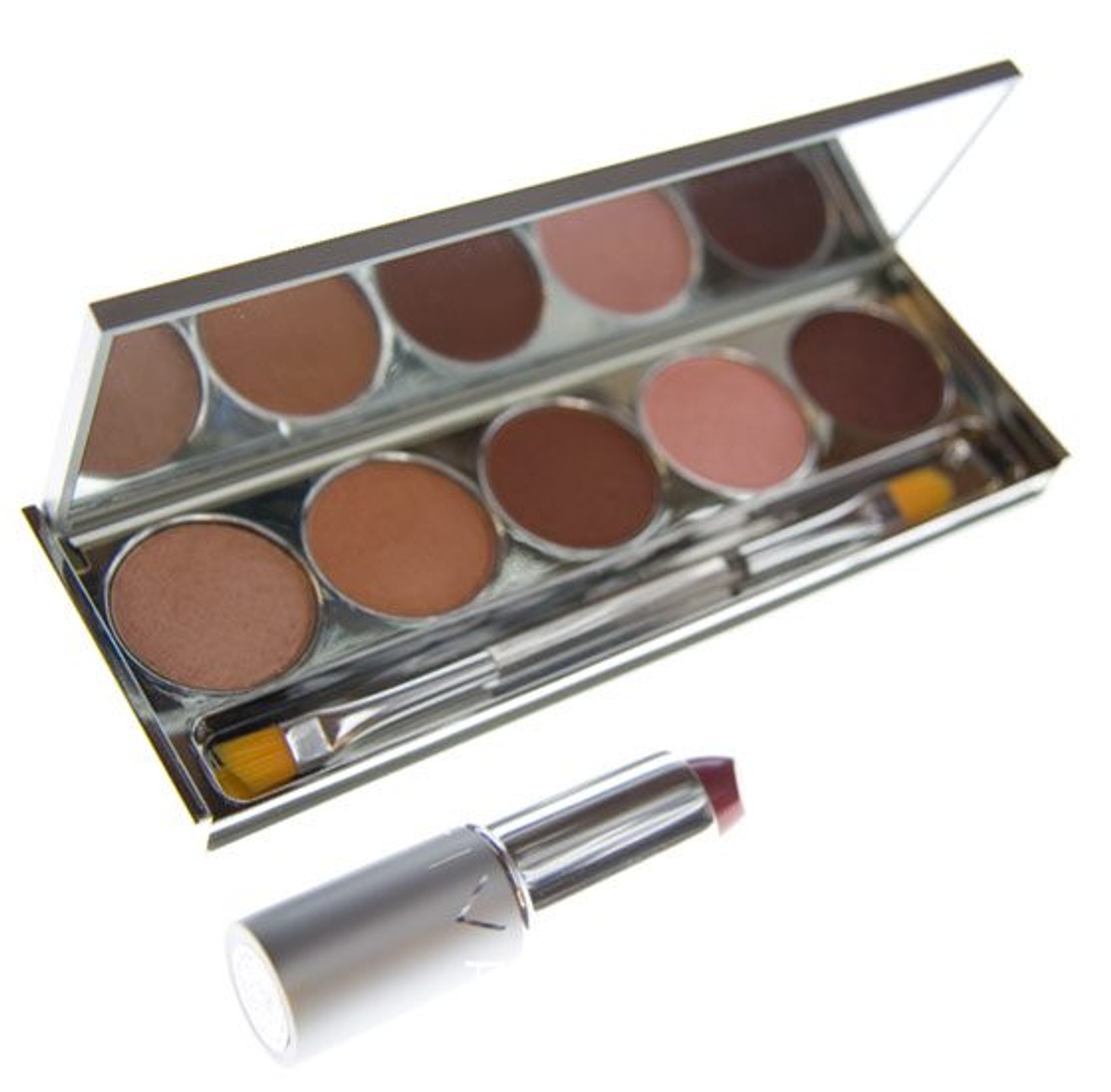 Vasanti's Eye Colour Palette ($40) and Tinted Lip Balm ($15). Photography by Katie Ennis.