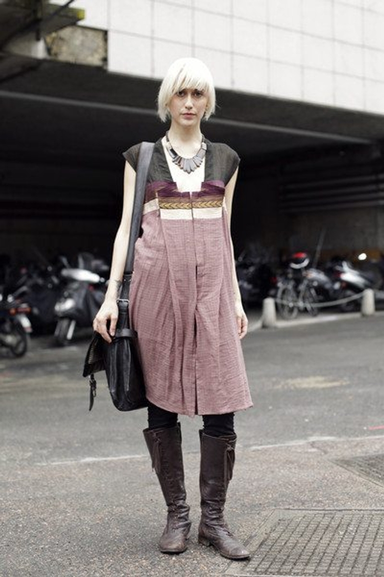 Paris street style: Flawless in folds