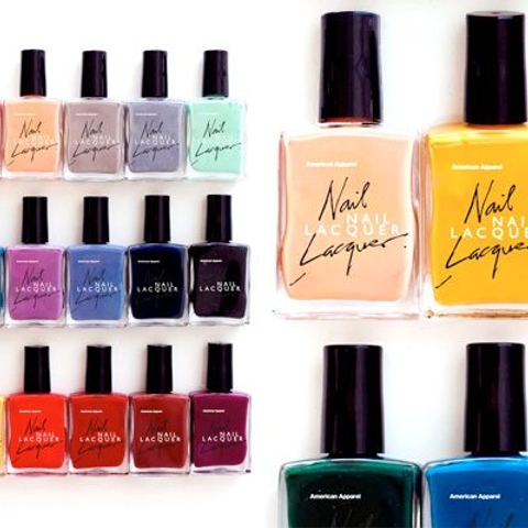 American Apparel now sells nail polish