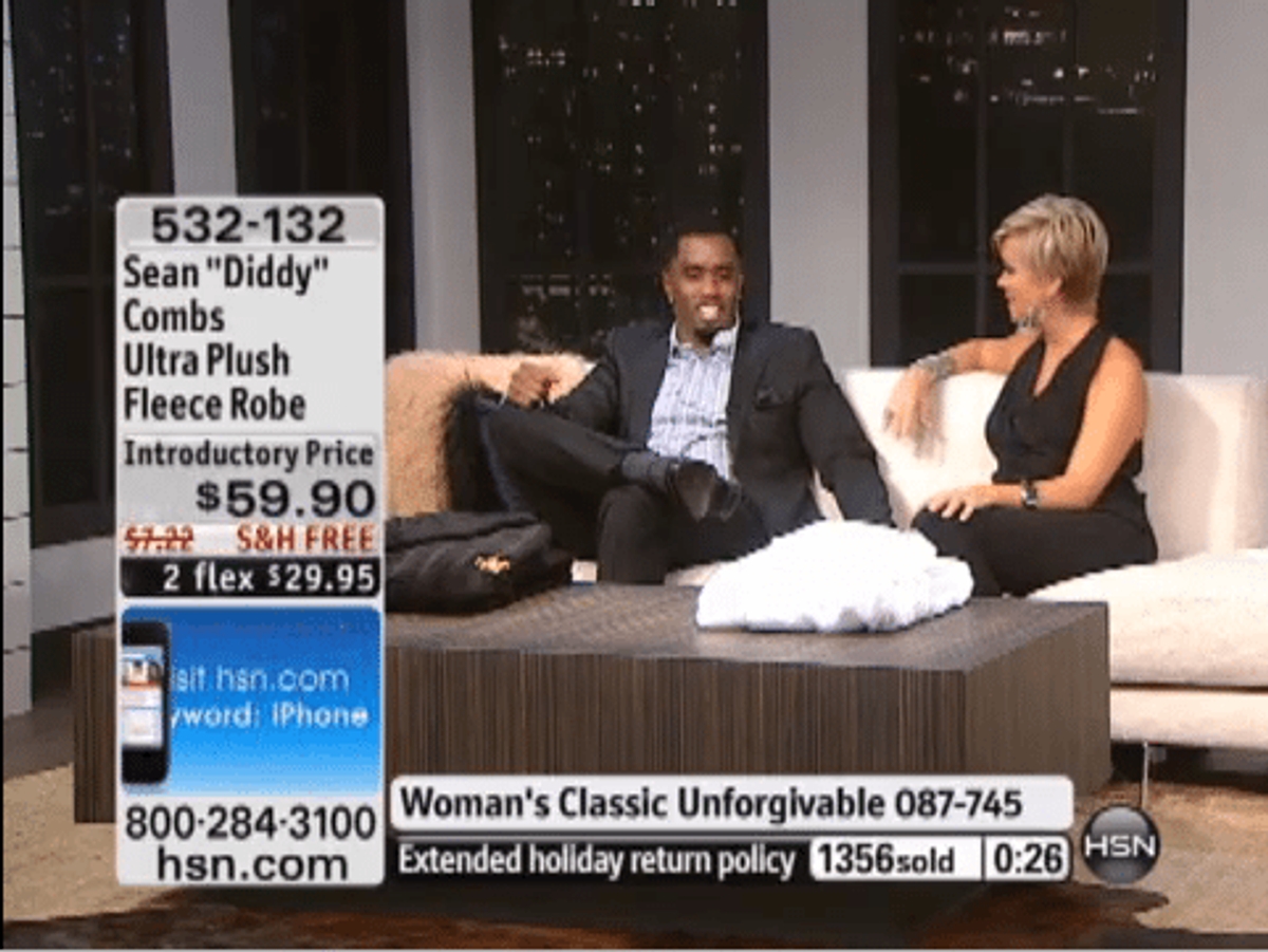 Diddy sells fragrance, changes lives on HSN FASHION Magazine