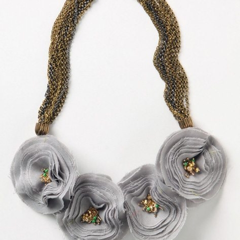The daily steal: Floral statement necklace, $45