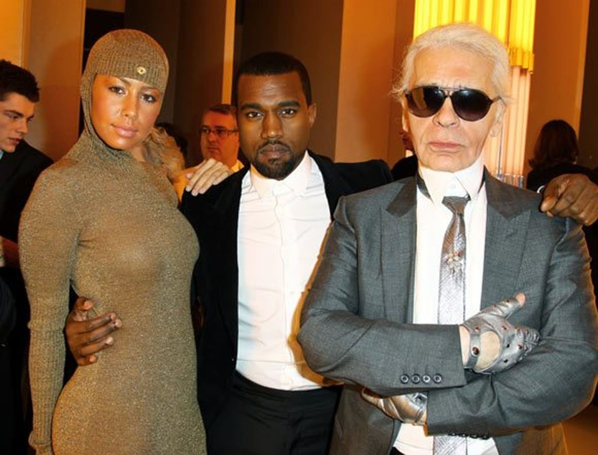 Amber Rose's tribute to the Olympics (or the Oscars?) at Chanel Haute Couture. Photo courtesy of Chanel
