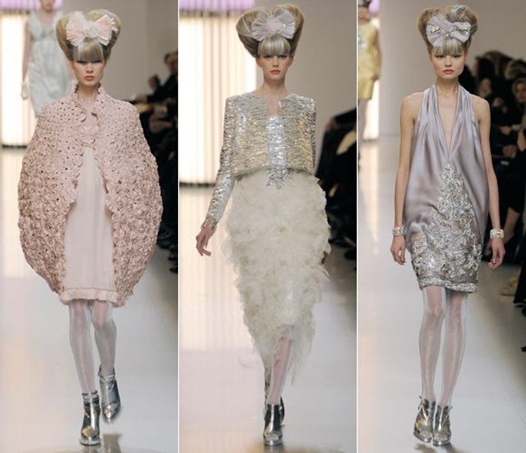 Karl Lagerfeld sends out shorts at Chanel haute couture