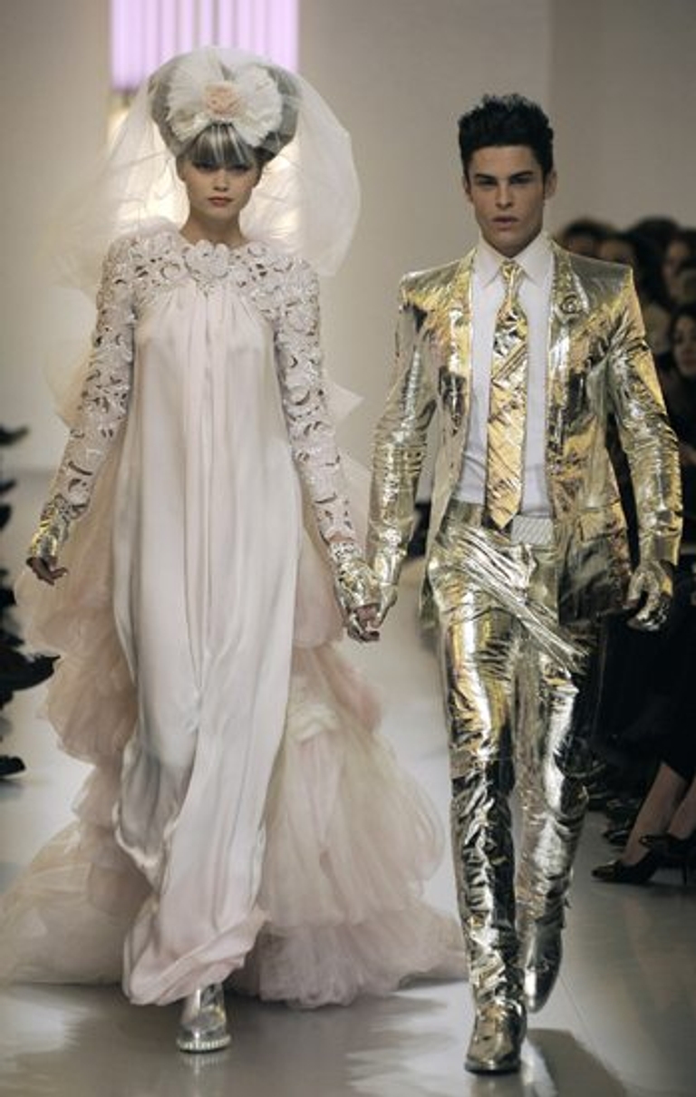 Karl Lagerfeld sends out shorts at Chanel haute couture