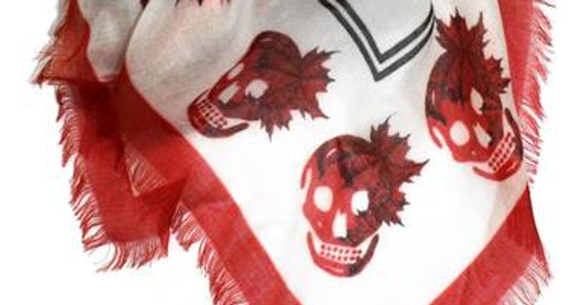 Fashion news: McQueen's maple leaf scarf, Alexander Wang Fashion news: McQueen's maple leaf scarf, Alexander Wang
