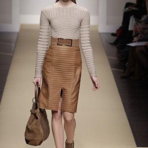 Dispatches from Milan: Butterscotch leather at Ferré, chatting with Rachel Zoe, and a bowl of spaghetti rosa