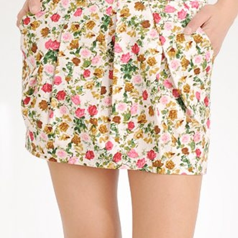 The daily steal: Floral-print mini, $22