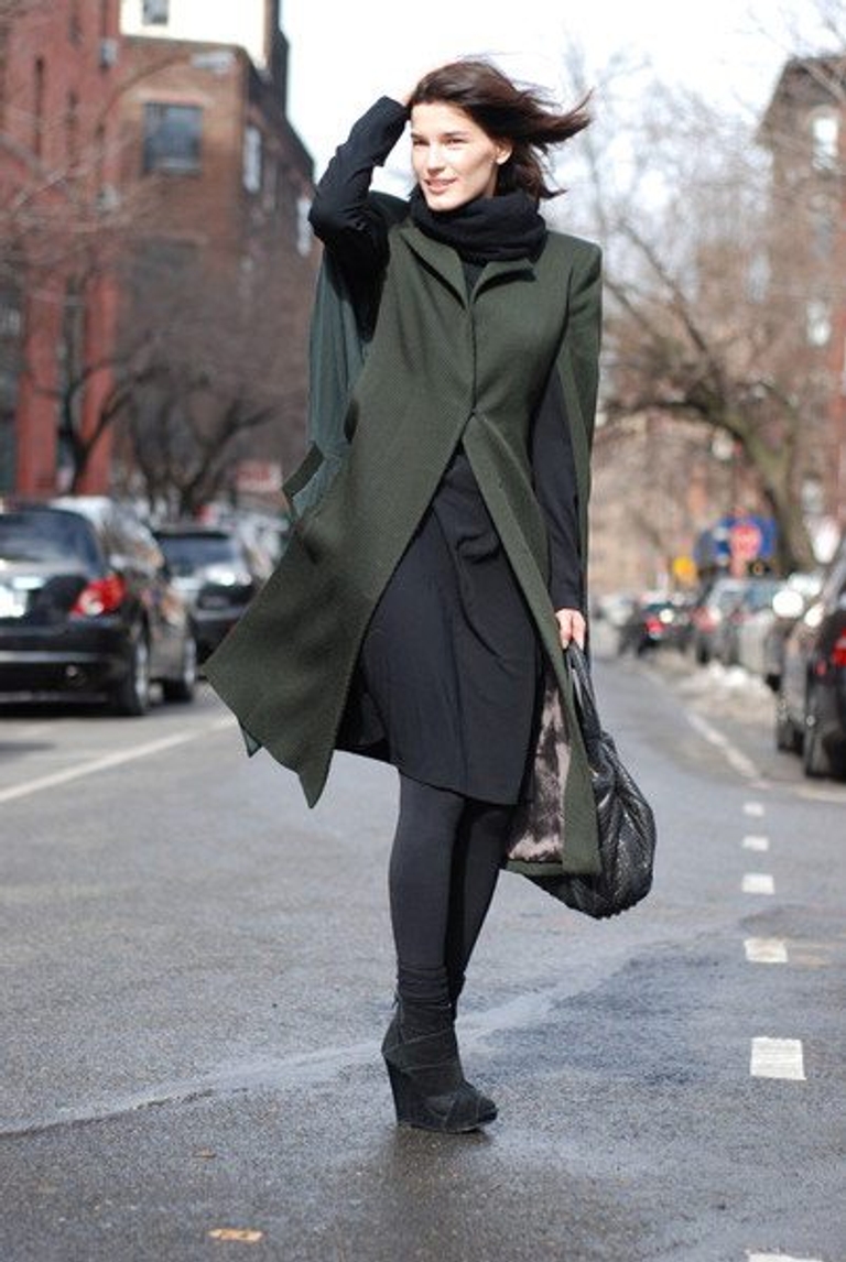 New York street style: Olive not-so-drab