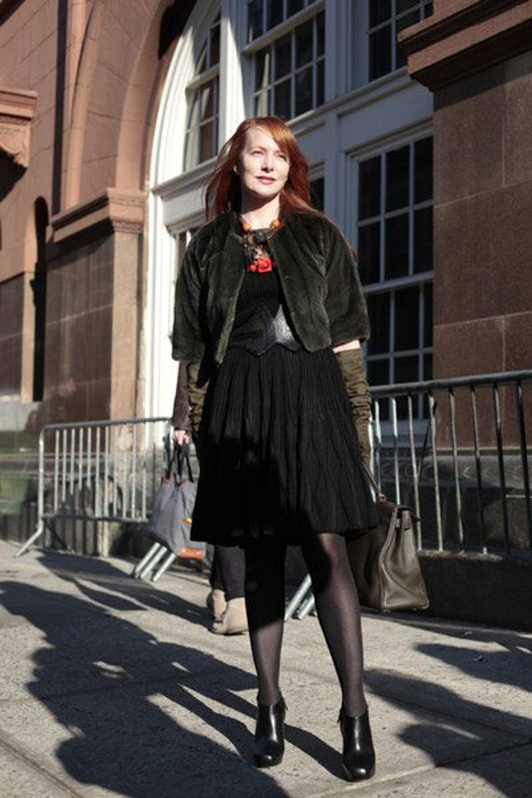 New York street style: Texture message
