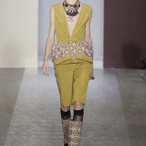 Milan: Structure and (fabulous) oddball colour combos at Marni