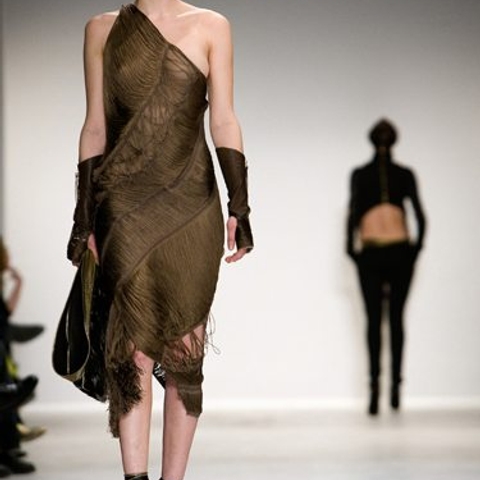 Montreal: Behind the scenes at Denis Gagnon with model Dana Drori