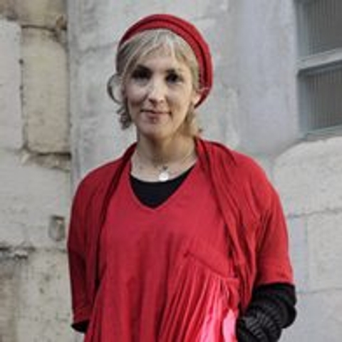 Paris street style: Lady in red