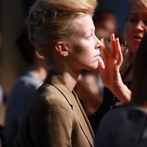 Backstage beauty: Updos, updos and more updos at Lundström Collection