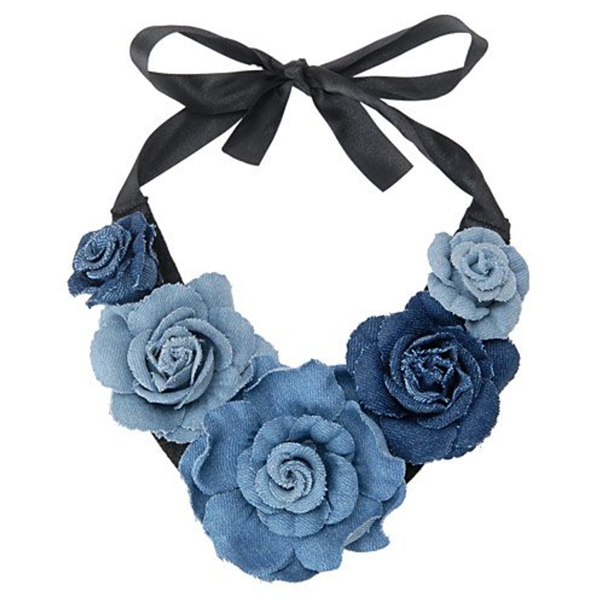 The daily steal: Denim necklace, $20