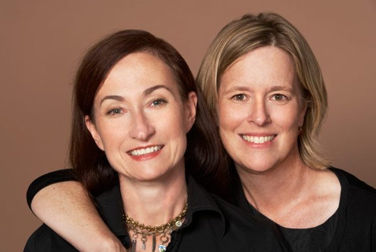 Comrags designers Judy Cornish and Joyce Gunhouse