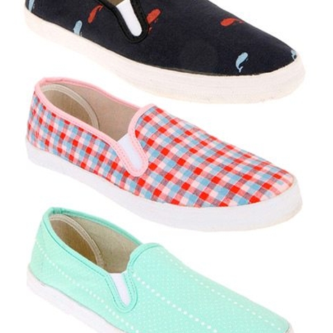 The daily steal: Preppy slip-ons, $18