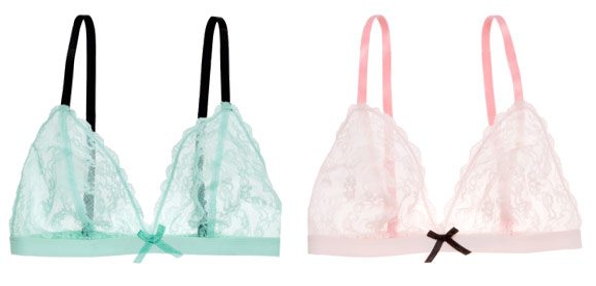 The daily steal: Lace bralette, $20