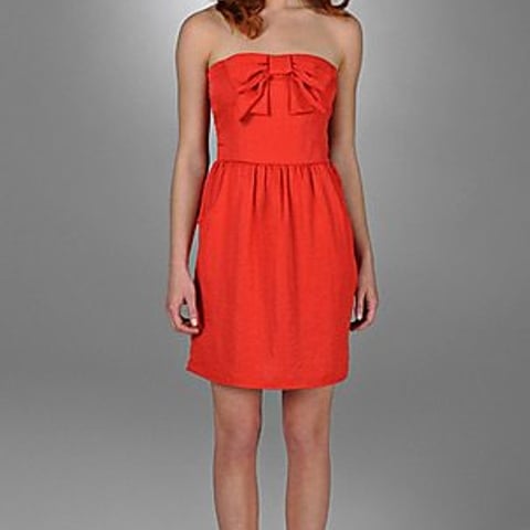 The daily steal: Strapless bow dress, $48