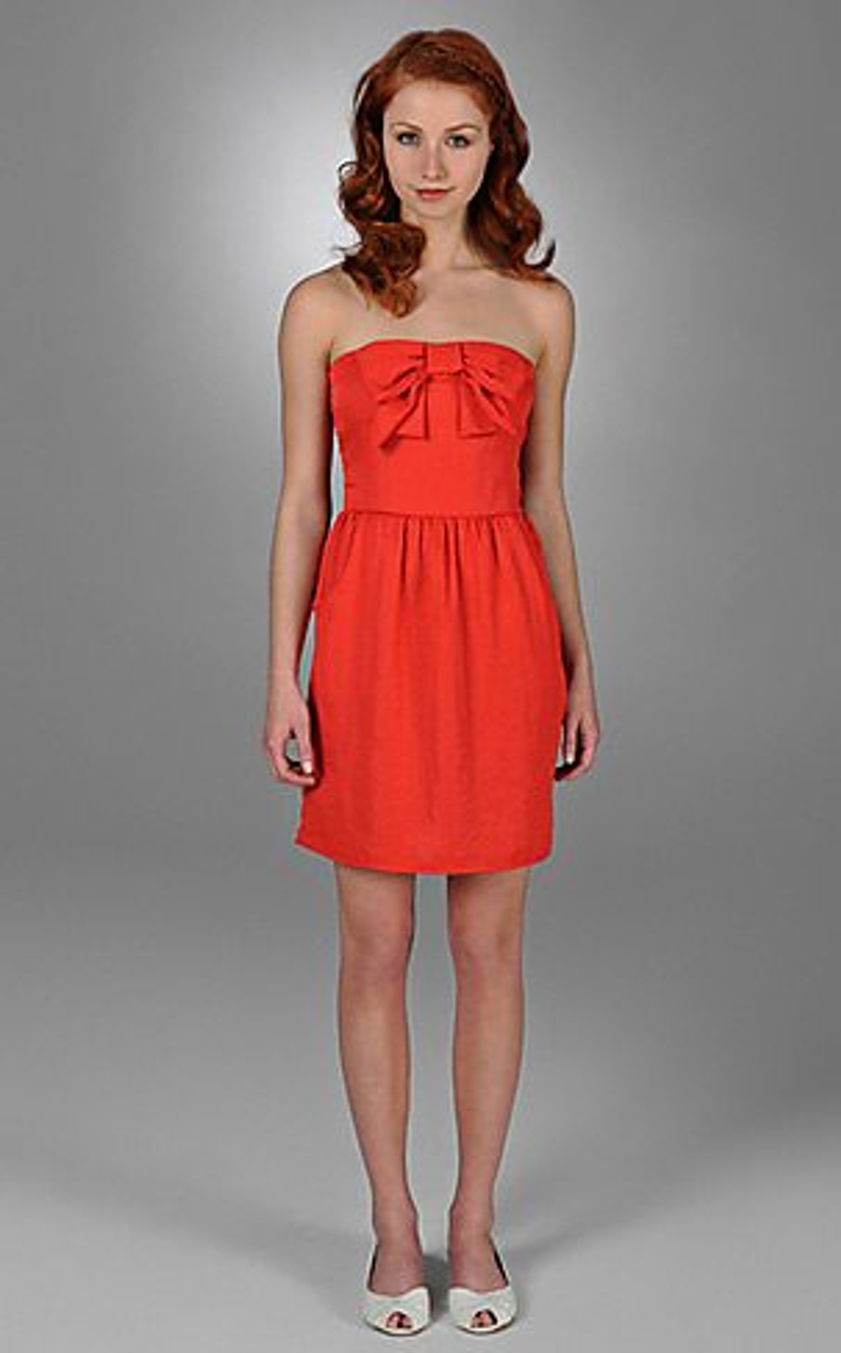 The daily steal: Strapless bow dress, $48