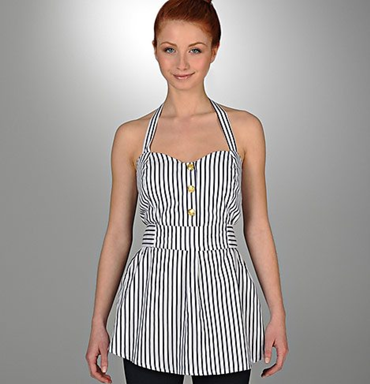 The daily steal: Nautical halter blouse, $30