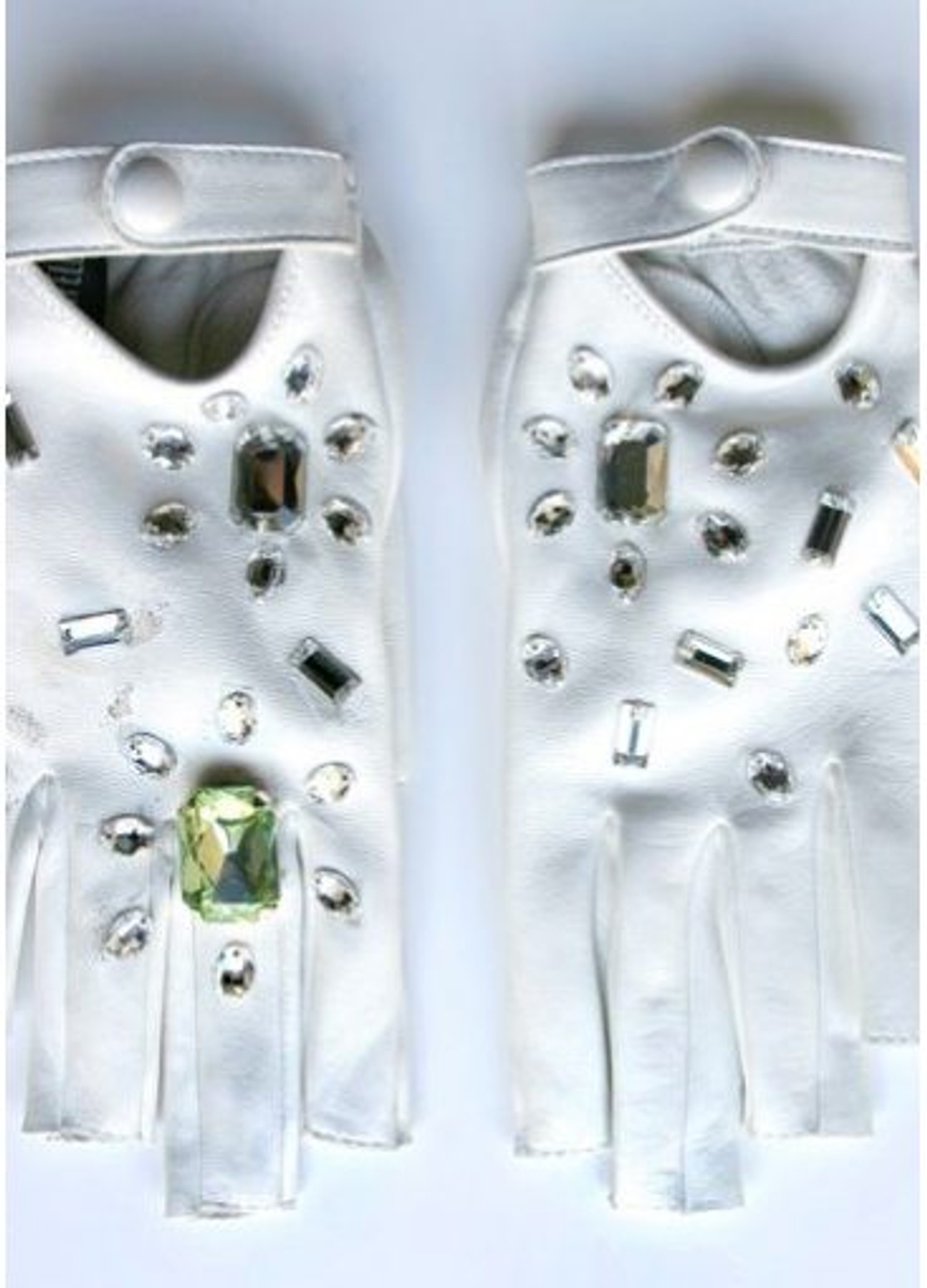 image of Karl Lagerfeld Green Lantern gloves via Racked