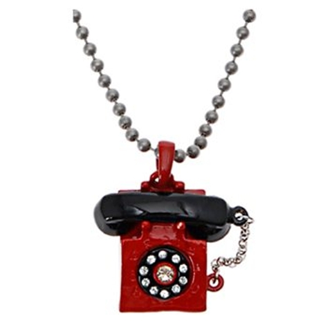 The daily steal: Vintage telephone necklace, $12