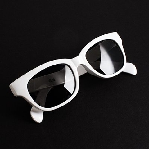 The daily steal: White sunglasses, $14
