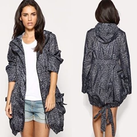 The daily steal: Leopard-print rain jacket, $36