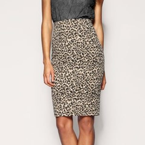 The daily steal: Leopard-print skirt, $53