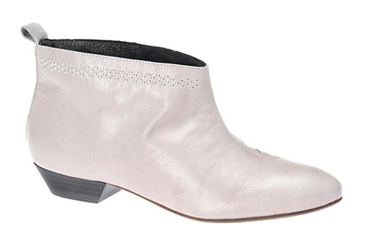 The daily steal: White booties, $36