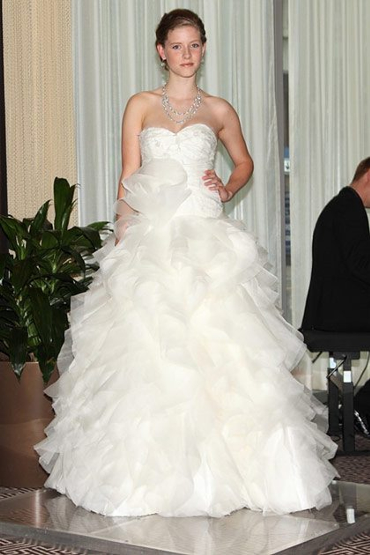 A look from Jason Matlo's 2010 bridal collection.