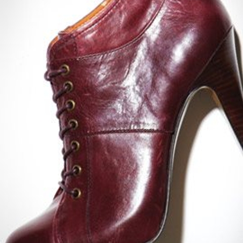 Raise a glass to wine-coloured shoes