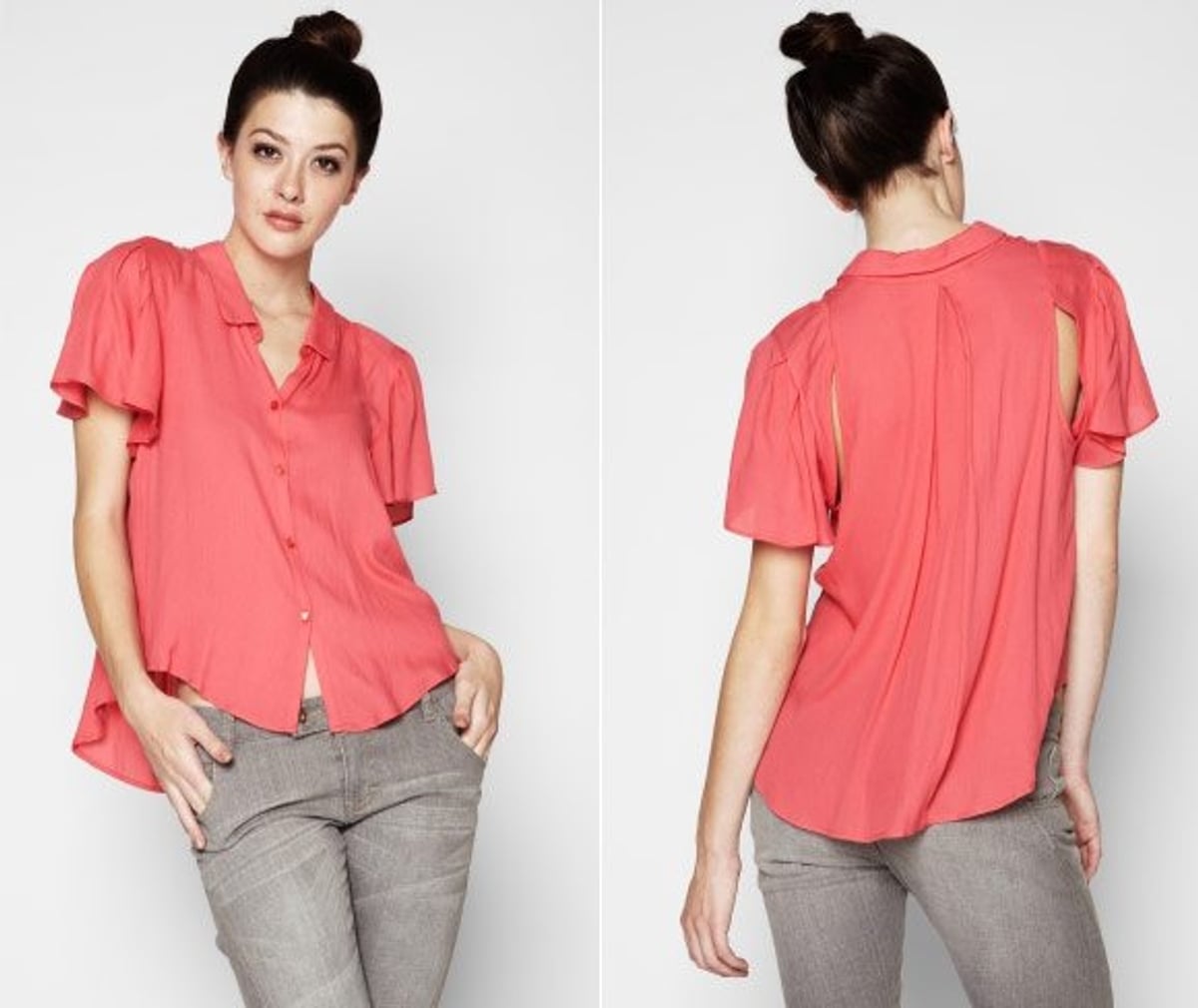 The daily steal: Cutaway blouse, $50
