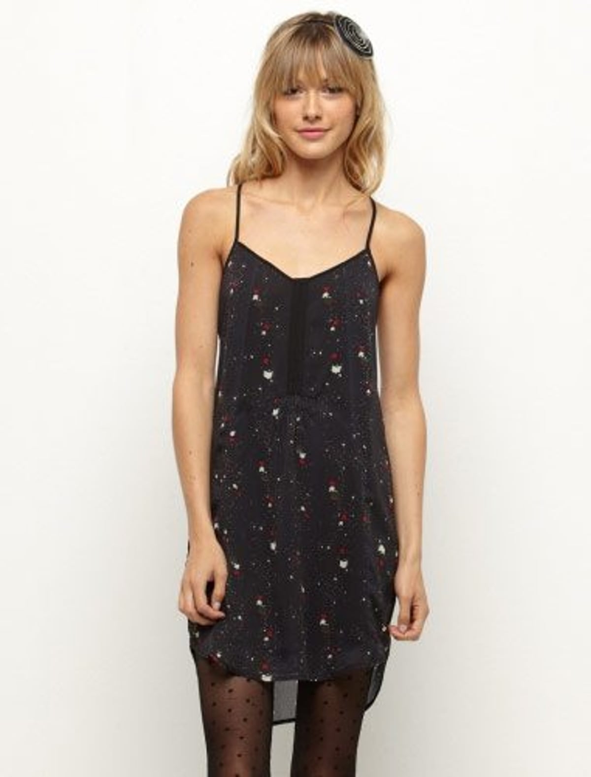 The daily steal: Little black printed dress, $51