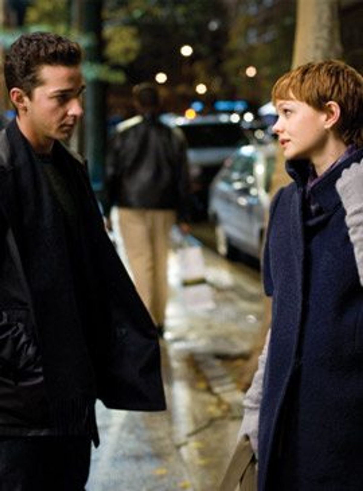 Shia LeBeouf and Carey Mulligan in Wall Street 2: Money Never Sleeps