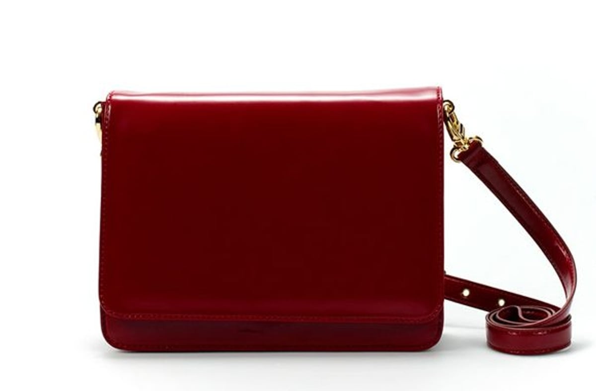 The daily steal: Red shoulder bag, $70