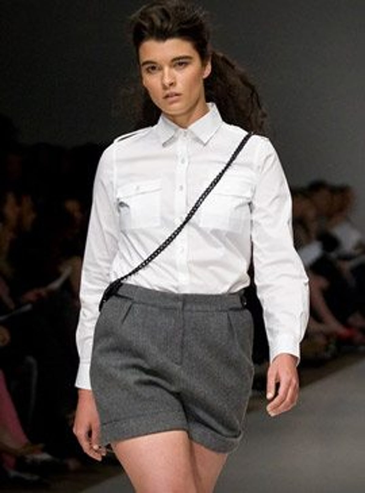 Crystal Renn at the Fall 2010 Joe Fresh Style show at LG Fashion Week
