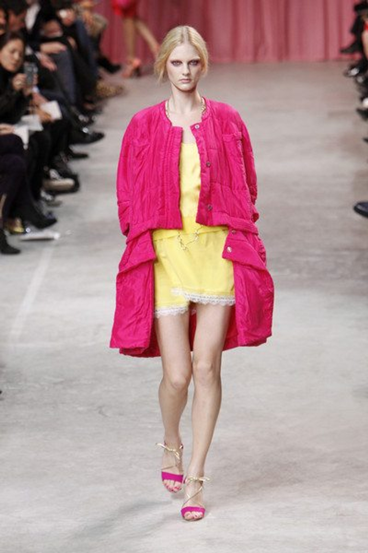 Saturated colour at Nina Ricci Spring 2011. Photography by Peter Stigter