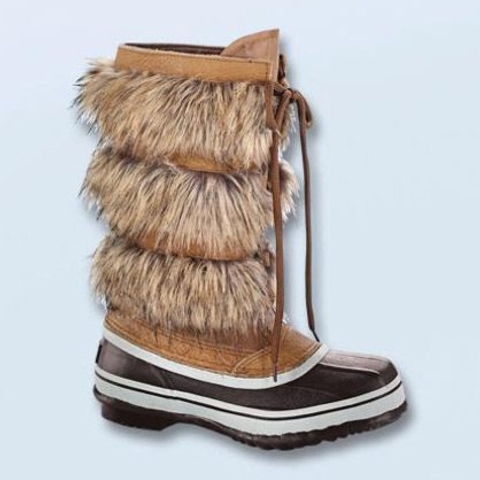The daily steal: Furry boots, $80