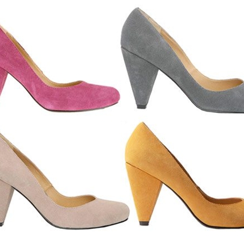 The daily steal: Suede pumps, $50