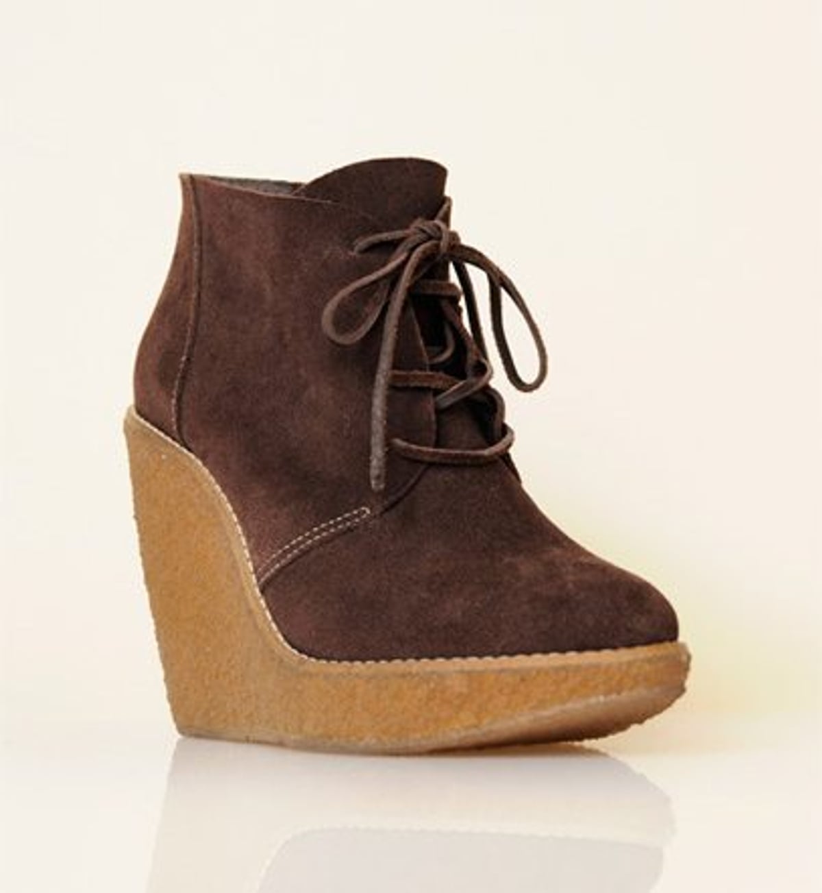 The daily steal: Suede wedge booties, $120