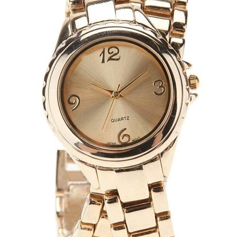 The daily steal: Gold double wrap watch, $38