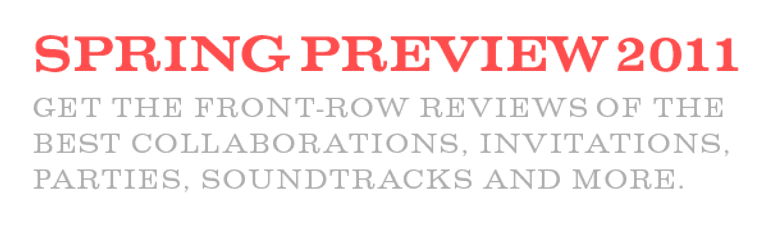 FMspringpreviewheader Spring 2011 Preview