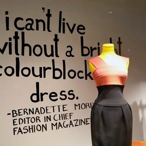 Peep this: Bernadette's very own Holt Renfrew window!