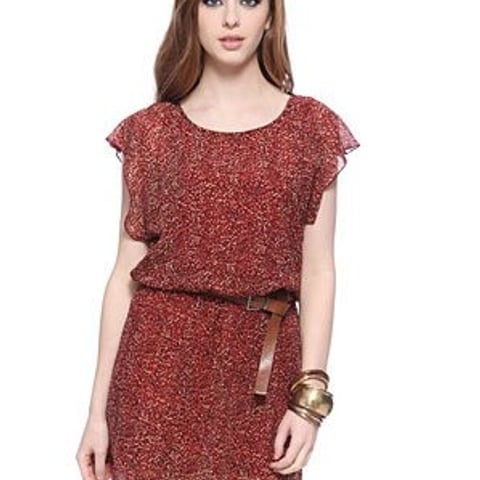 Daily steal: Silky print dress, $19