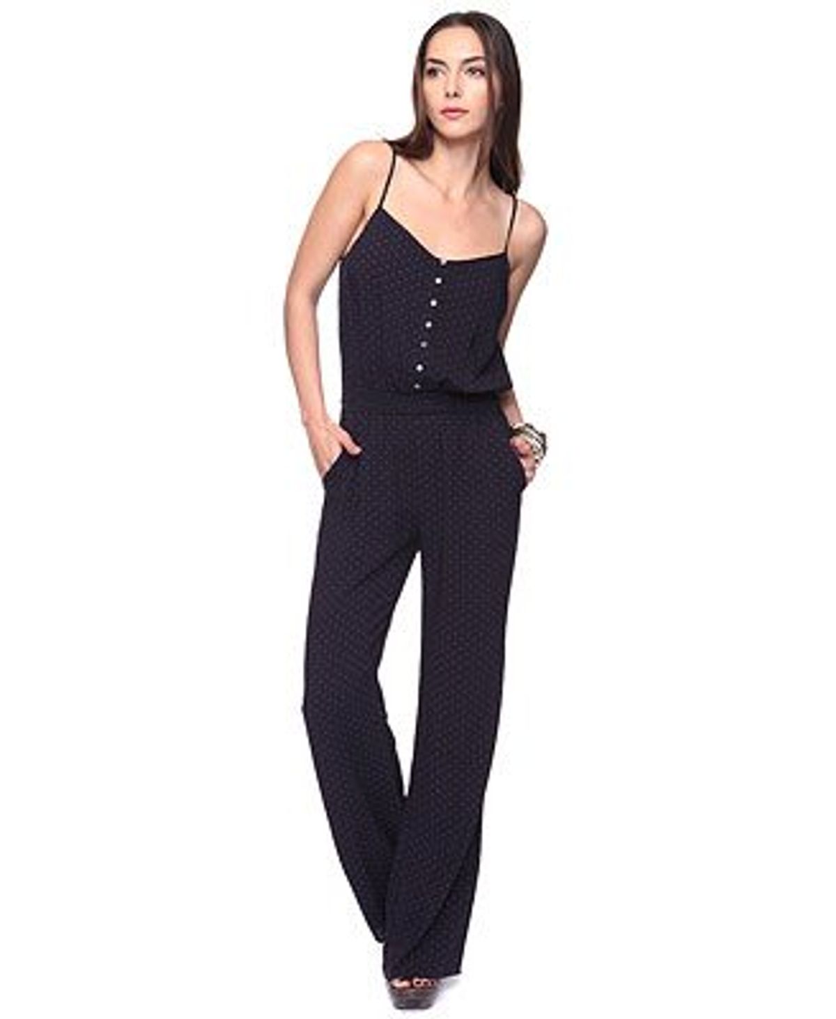 Daily steal: Swiss-dot jumpsuit, $25